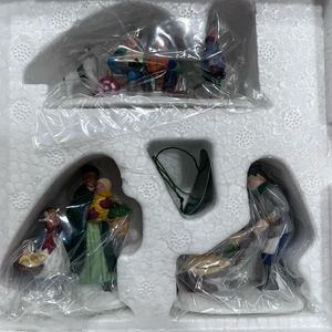 Department 56 “Market Day” - Hand Painted Porcelain Figurines- Set of 3